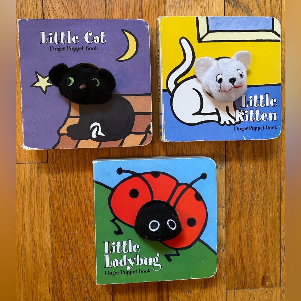 Finger Puppet Board Books- Set of 3